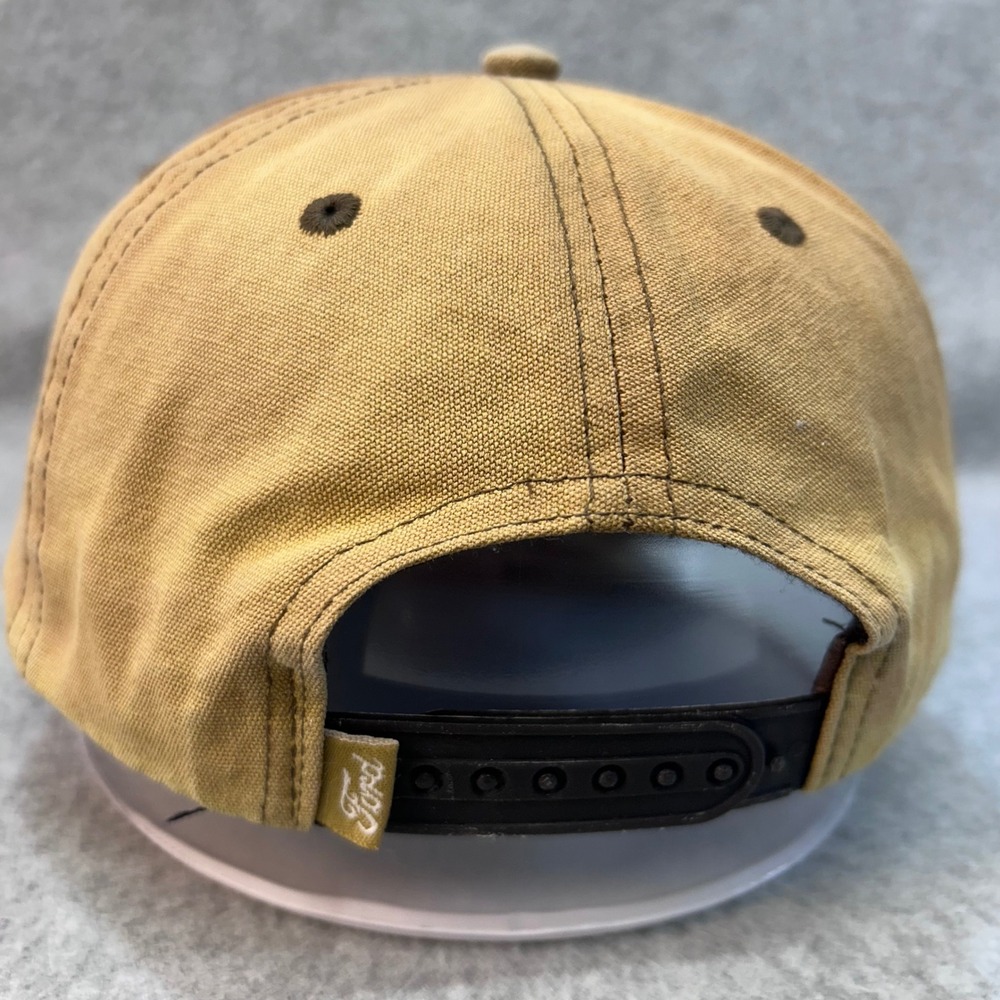 Ford Bronco Patch Mens Tan Ford Motor Co H3 Headwear Snapback Hat OSFM - Picture 2 of 5